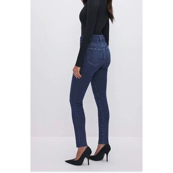 Good American Jeans Good Legs Skinny Chewed Hem 2 / 26 - Picture 1 of 13